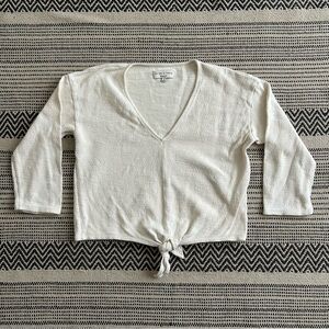 Madewell Texture & Thread Cream Top